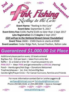 2nd Annual Reeling in the Cure Tournament September 9, 2017
