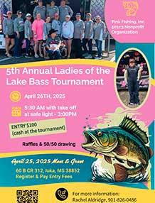 4th Annual Ladies of the Lake Bass Tournament