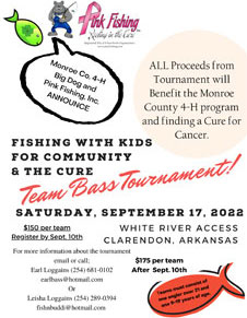 Bass Tournment! corrected Flyer with cost